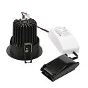 SLV LED Einbauleuchte H-LIGHT 1 LED, 11,5W, 20°, 2700K, inkl. Treiber, Clipfeder, schwarz matt