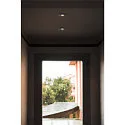 SLV LED Einbauleuchte H-LIGHT 1 LED, 11,5W, 20°, 2700K, inkl. Treiber, Clipfeder, schwarz matt