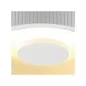 SLV LED Decken-Aufbauleuchte OCCULDAS 23, indirekt, IP20, 700mA, 24W 3000K 1500lm 120°, inkl. Treiber, dimmbar, weiß