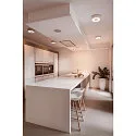 SLV LED Decken-Aufbauleuchte OCCULDAS 23, indirekt, IP20, 700mA, 24W 3000K 1500lm 120°, inkl. Treiber, dimmbar, weiß