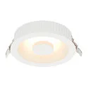 SLV LED Decken-Einbauleuchte OCCULDAS 14, indirekt, IP20, 350mA, 15W 3000K 810lm 120°, inkl. Treiber + Clipfeder, dimmbar, weiß