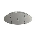 FITU 5er Rosette für FITU PD Pendelleuchten, RUND, max. 16A, Chrom
