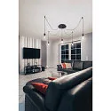 SLV Accessories HAKEN Distance hanger for Pendant luminaires, ceiling mounting, black