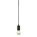 SLV Pendelleuchte FITU PD, E27, Länge 9.1cm, Pendel 500cm, mit offenem Kabelende, Schwarz