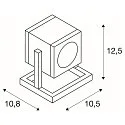 Außenleuchte CUBIX I Bodenleuchte, GU10, 230V