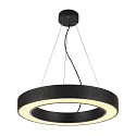 LED Pendelleuchte MEDO RING 60, 33W 3000K 2200lm 105°, dimmbar 1-10V, schwarz
