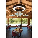 LED Pendelleuchte MEDO RING 60, 33W 3000K 2200lm 105°, dimmbar 1-10V, schwarz