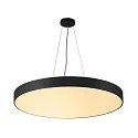SLV LED Ceiling luminaire MEDO 90 LED Pendant luminaire, 120W, 120°, 3000K, black