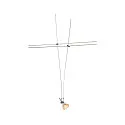 Seilleuchte ASMARA QR-C51 für TENSEO 12V Niedervolt-Seilsystem, GX5.3 max. 35W, Chrom