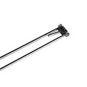 SLV Seilleuchte TELESKOP QR-C51 für TENSEO 12V Niedervolt-Seilsystem, 21-51cm, GX5.3 max. 20W, Chrom