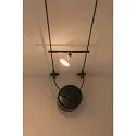 SLV Lampenhalter COSMIC QR-C51 für TENSEO 12V Niedervolt-Seilsystem, GX5.3 max. 35W, schwenkbar, 2er-Set, Schwarz