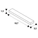 SLV Metall-Stabilisator, für Längsverbinder, für 1-Phasen HV-Stromschiene