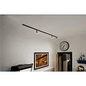 SLV 3er Set 1-Phasen Strahler PURI TRACK, inkl. 3x LED GU10 4.3W 2700K 245lm 40° + 2 Schienen + Zubehör, schwarz