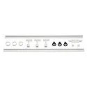 1 Phase-High voltage-Set incl. 3x PURI Spot and 3x LED GU10 lamps/bulbs and accessory, white
