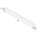 SLV 3er Set 1-Phasen Strahler PURI TRACK, inkl. 3x LED GU10 4.3W 2700K 245lm 40° + 2 Schienen + Zubehör, weiß