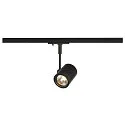 Spot BIMA 1 GU10 incl. 1-Phasen adaptor, black