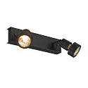 SLV Wandleuchte PURI 2 Deckenleuchte, GU10, mit Dekoring, schwarz