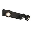 SLV Wandleuchte PURI 2 Deckenleuchte, GU10, mit Dekoring, schwarz