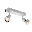 Wandleuchte PURI 2 Deckenleuchte, GU10, mit Dekoring, weiß