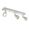 SLV Wall luminaire PURI 3 Ceiling luminaire, GU10, max. 3x50W, with Decoring, white