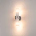 SLV Wandleuchte DENA II Leuchtenschirm Glas alu-brushed