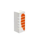 SLV Gips-Wandleuchte GL 100 SLOT weiß