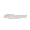 SLV Plaster Wall luminaire GL 102 CURVE, white plaster, R7s 78mm