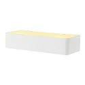 SLV Wandleuchte WL 149 R7s rechteckig, mattweiß, 78mm, max. 60W