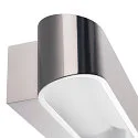 SLV Wandleuchte ASSO LED 300, oval, 2x5W LED, 3000K, alu gebürstet/weiß