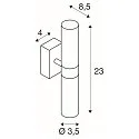SLV Wall luminaire MIBO WALL UP-DOWN