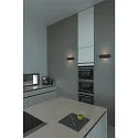 SLV Wandleuchte OSSA 300, R7s 118mm, QT-DE12 max.120W, Oval, Up/Down, Schwarz