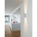 SLV Wandleuchte ENOLA B UP/DOWN, Höhe 22cm, 2x GU10 QPAR51, IP20, Aluminium, weiß