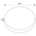 SLV Zubehör für ENOLA C Indoor-Leuchten - optionaler Zierring mit Strukturierglas-Diffusor, Weiß
