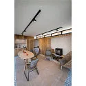 LED 3-Phasen-Strahler KALU TRACK LED PHASE, 13W 3000K 970lm 95°, dimmbar, kardanisch, schwarz, CRi>80