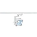 LED 3-Phasen Strahler EURO CUBE, Würfelform, CRi >90, kardanisch, inkl. Adapter, schaltbar, 26W 4000K 2740lm 60°, weiß