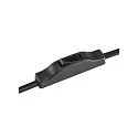 SLV Tischleuchte FENDA II, TRIPOD, E27, mit Schnurschalter ohne Schirm, Aluminium, schwarz