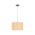 SLV Pendant luminaire FENDA E27 Pendant rod, shade excl., chrome