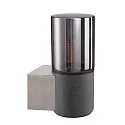 SLV Wandleuchte LISENNE, E27, Rauchglas