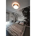 SLV Ceiling luminaire TENORA CL-1, E27, Acrylic cover, shade black