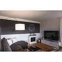 FENDA Textil-Schirm, Rund, Ø 45.5cm