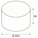 FENDA Textil-Schirm, Rund, Ø 45.5cm