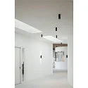 SLV Premium-LED Pendelleuchte HELIA 40 PD, Einbauversion, 9W 3000K 700lm 30°, Schwarz
