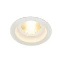 LED Einbauleuchte CONTONE ROUND Downlight, schwenkbar, weiß, IP44