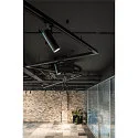 SLV Zubehör für 3-Phasen Aufbauschiene S-TRACK ON/OFF - Flex-Verbinder mit Gelenk, verstellbar 30° - 330°, schaltbar, schwarz