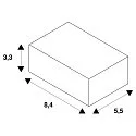 SLV Zubehör für 3-Phasen-Aufbauschiene S-TRACK - Leuchtenadapter, Schwarz