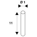 SEILSPANNER, für TENSEO Niedervolt-Seilsystem, 2 Stück, schwarz