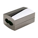 EASYTEC II® Electrical Straight coupler, chrome