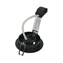 PIREQ QPAR51 ROUND DOWNLIGHT, max. 50W, incl. clip springs, matt black