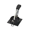 PIREQ QPAR51 SQUARE DOWNLIGHT, IP20, Einbau, 9 x 9cm, GU10 max. 50W, kardanisch, inkl. Clipfedern, Mattschwarz
