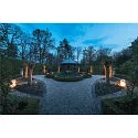 SLV Outdoor luminaire ROTOBALL Ball luminaire, white, E27, with switch, IP44, Ø 40 cm